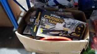 Contents Of Large Box - To Include A Quantity Of Stryker Crossbow & Target Combo Pack