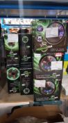 Approx. 27 Items - 15 X LED Desktop Clock/Message Fan & 12 X LED Clockfan