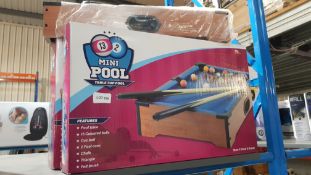 5 X Mini Table Top Pool