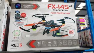 2 X Red5 FX-145 V2 Quadcopter FPV