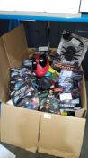 Contents Of Large Box - Mixed Lot To Include RC Wall Climbing tarantula, Retro Mini Arcade, L...
