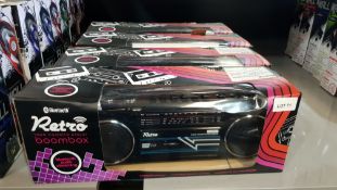 4 X Retro Bluetooth Tape Cassette Player Boombox