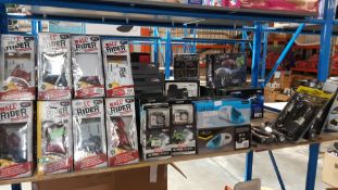 26 Items - 12 X Red5 Wall Rider, 6 X Red5 HD 1080pAction Camera, 4 X Car USB Vacuum & 4 X Jump...