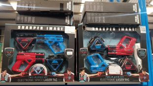 15 X Sharper Image Two Player Electronic Space Laser Tag