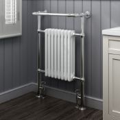 NEW (N97) 963x538mm Large Traditional White Premium Towel Rail Radiator. RRP £449.99.We love t...
