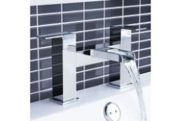 New & Boxed Niagra Waterfall Bath Mixer Taps. Tb3108.Chrome Plated Solid Brass 1/4 Turn Solid ...