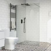 NEW (K102) 1200mm - 10mm - Premium Frameless EasyClean Wetroom Panel. RRP £549.99.10mm Briti...