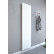 New (O64) 1800X470mm Alulite Arc Aluminium Radiator 1800 X 470mm White 3994Btu. Rrp £294.99. C...