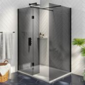 New (O37) S8 Mono Wetroom Panel 700mm With 275 Return. Rrp £380. 2000mm In Height 8mm Toughen...
