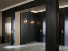 New 9.7M2 Porcelanosa Concrete Black Nature Wall And Floor Tiles. 29.7X29.7Cm Per Tile, 0.97M2...