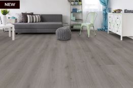 New 9.54M2 Wild Dove Oak Laminate Flooring . The Elegant Mid-Grey Hue Of This Floor Complements...
