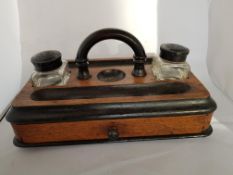 Edwardian Desk Stand With Drawer