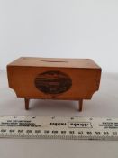 Mauchline Ware Money Box