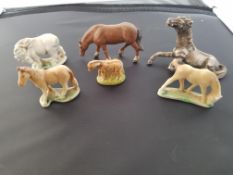 Group of Horse Figures