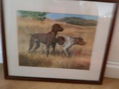 2 Pointers Working In Field Framed Picture