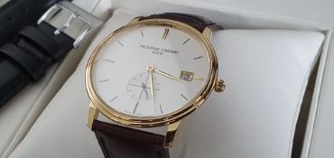 Frédérique Constant - slimline Gold plated NEW with box and papers