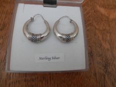 Boxed sterling silver earrings