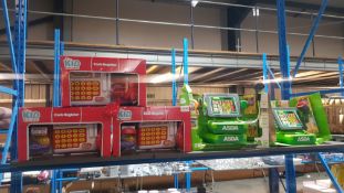 5 Items : 3 X Kid Connection Cash Register & 2 X Asda Deluxe Checkout