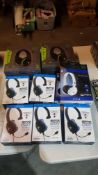 9 Items : 5 X PS4 Turtle Beach Ear Force Recon Chat Headset, 2 X Stealth SX-01 Stereo Gaming Headse