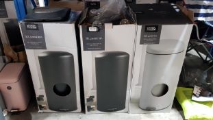 3 X 30L Pedal Bin