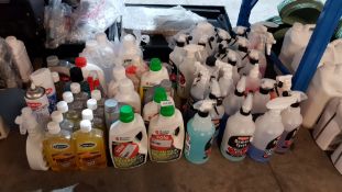 Approx 65 Items : Mixed Lot To Include Triplewax Liquid Gold, Russell Hobbs Steam Mop Detergent, Ca