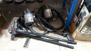 2 X Goblin Essentials ECV002B-19 Bagless Cylinder Vacuum Cleaner