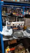 1 X 4 Piece Aluminium Non-Stick Pan Set