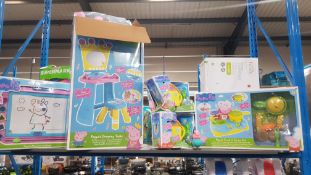 6 Peppa Pig Items To Include Peppa’s Dressing Table, Cook N Camp Set, Magnetic Scribbler & 2 X Pepp