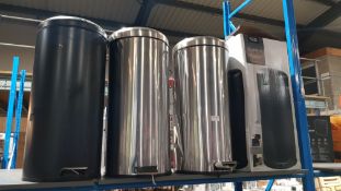 4 X 30L Pedal Bin