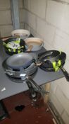15 X Mixed Saucepans / Wok To Include Scoville (Used / Damaged)