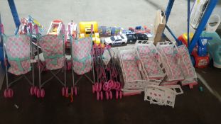 Approx 17 Items : 7 X Doll’s Pram & 10 X Doll’s Cot