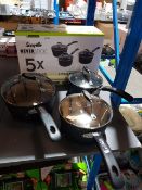 1 X Scoville Neverstick 3 Piece Pan Set