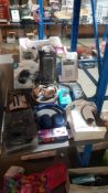 12 Items : To Include Mixx Audio & Onn Headsets, JVC Gummy, Stealth PS4 3m Cable, Flawless Facial H