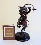 Franklin Mint 'Spirit of the Thunderbird' Solid Bronze Statue