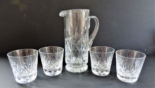 Crystal Jug & Glasses Set