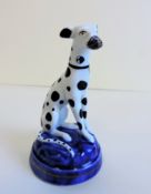 Antique Porcelain Dalmatian Dog Chelsea Gold Anchor Mark
