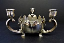 Vintage Silver Plated Flower Vase Candle Holder