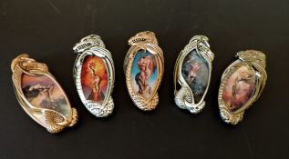 Franklin Mint Knightstone Collectors Knives by Boris Vallejo