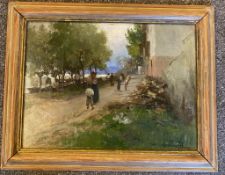 Graham Petrie RI ROI (1859-1940) Cornish artist signed oil 