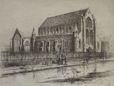 David Young Cameron signed etching 