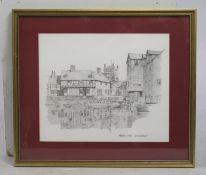 Abbey Mill Tewkesbury Print