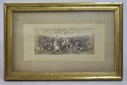 Classical Battle Print Framed