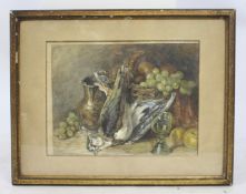 Game Bird Still Life Watercolour Framed