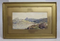 Watercolour Landscape Set in Gilt Frame