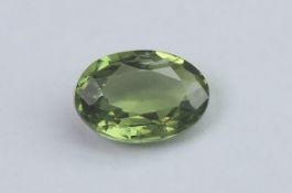 Green Sapphire 1.08 Ct