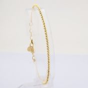 6 cm (2.4 in) Bracelet. In 14K Yellow Gold