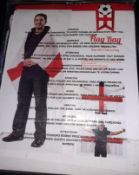 Unbeatable Price 20 X England Flag Bag 2 In 1 With A Huge Fold Out Flag.