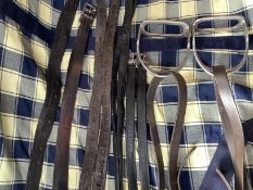 Job Lot of Stirrup Leathers & Irons