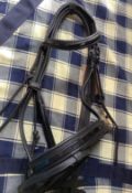 New Caldene Cob Size Patent Comfort Bridle with Biogrip Reins