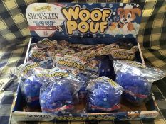 Display Box of Dog Wash Shampoo Poufs
